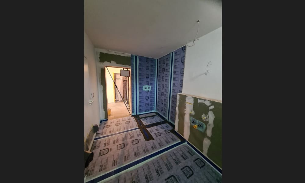 Abdichtung Dauernassbereich (Dusche)